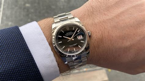 rolex fat wrist|rolex datejust 36mm on wrist.